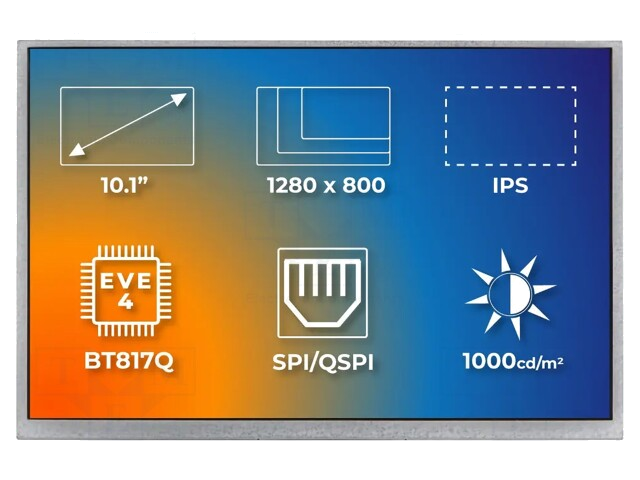 Display: TFT; 10,1 Display: TFT; 10,1